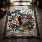 Romantasy Readers Society Quilt, Lost In Love Found In Books Blanket, Fantasy Book Lover Bedspread, Bookish Throw Decor, Romance Book Gift